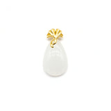 24K Gold Hetian Jade Pendant