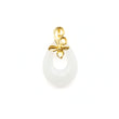 24K Gold Hetian Jade Pendant