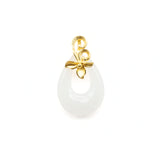24K Gold Hetian Jade Pendant