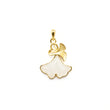 24K Gold Hetian Jade Pendant