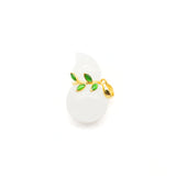 24K Gold Hetian Jade Pendant