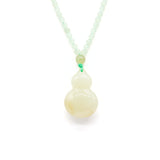 24k GOLD HETIAN JADE NECKLACE