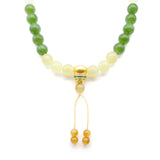 24k GOLD HETIAN JADE NECKLACE