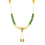 24k GOLD HETIAN JADE NECKLACE