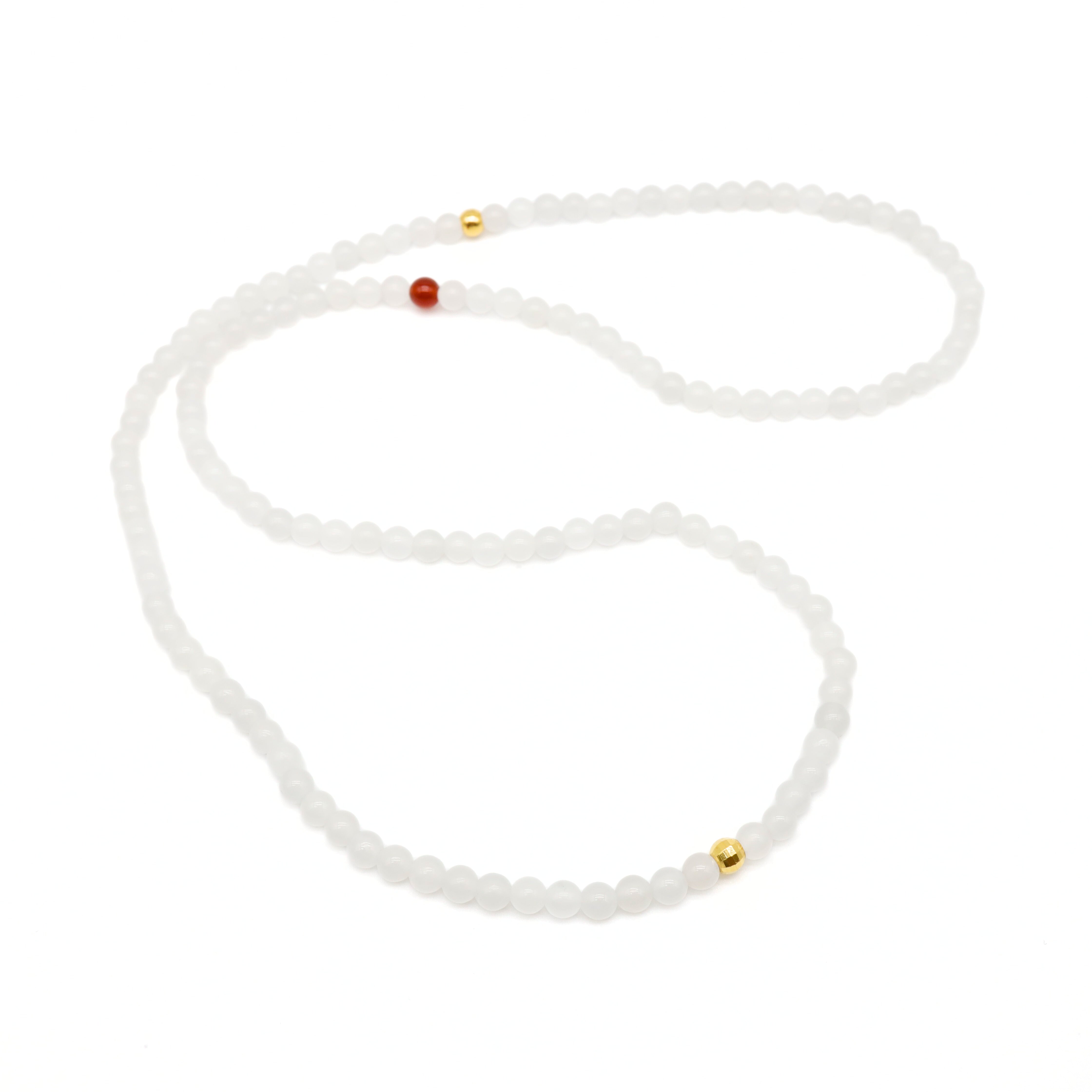 24k GOLD HETIAN JADE NECKLACE