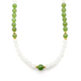 24k GOLD HETIAN JADE NECKLACE