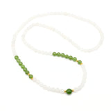 24k GOLD HETIAN JADE NECKLACE