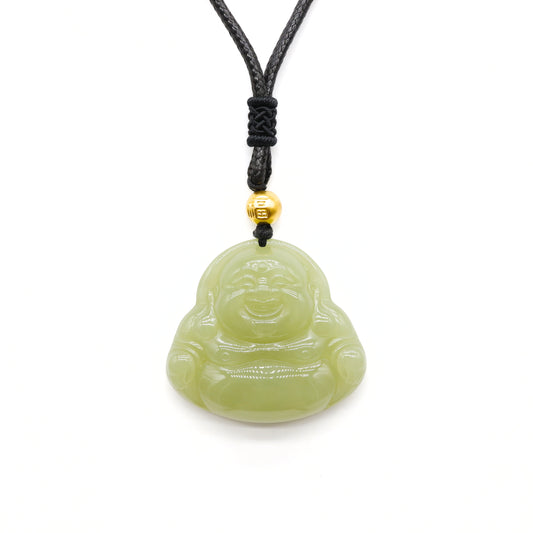 24k GOLD HETIAN JADE NECKLACE