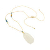 24k GOLD HETIAN JADE NECKLACE
