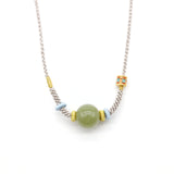 24k GOLD HETIAN JADE NECKLACE