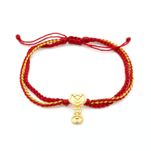 24K Gold charm Bracelet