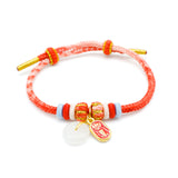 24K Gold Snake charm Bracelet