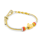 24K Gold Ox charm Bracelet