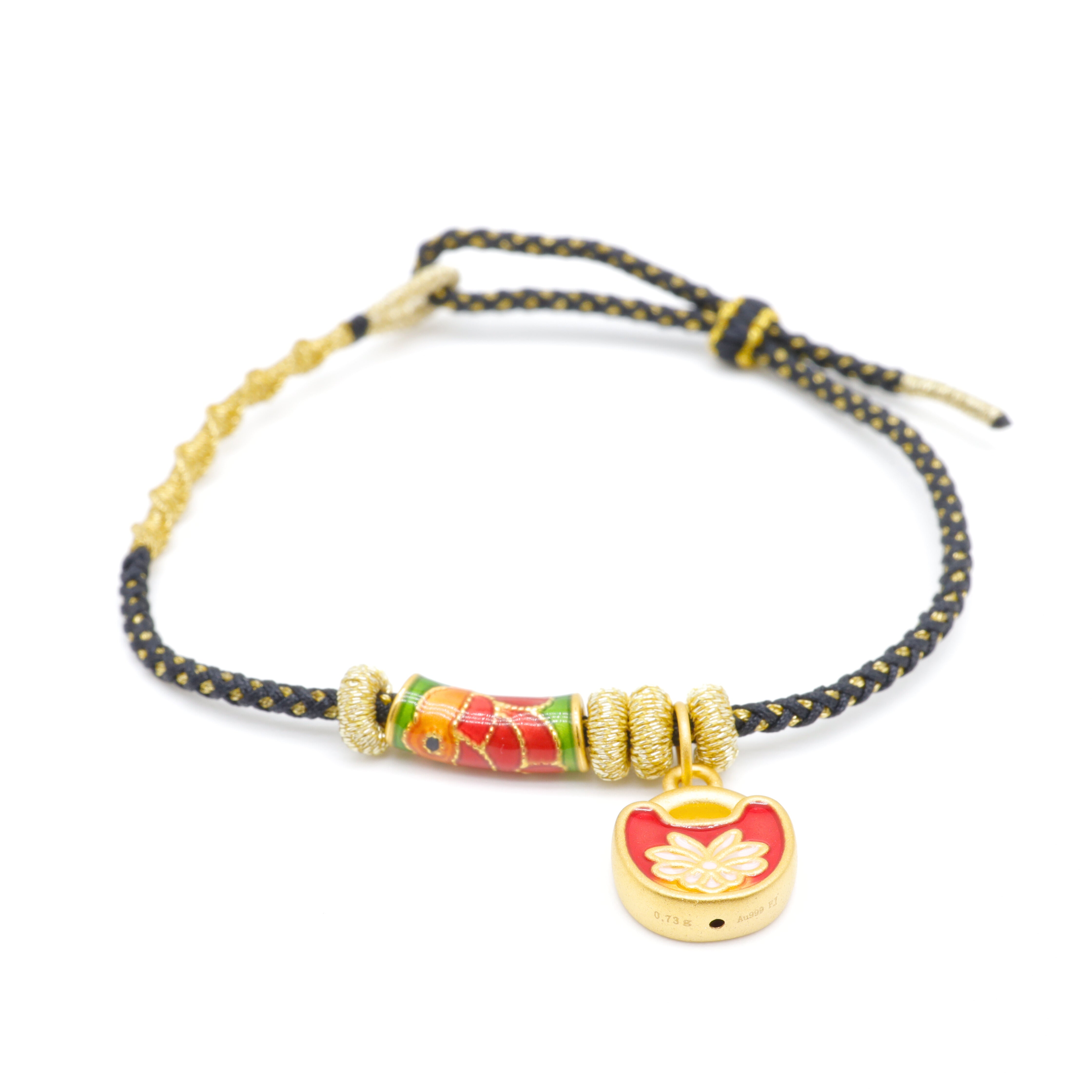24K Gold charm Bracelet