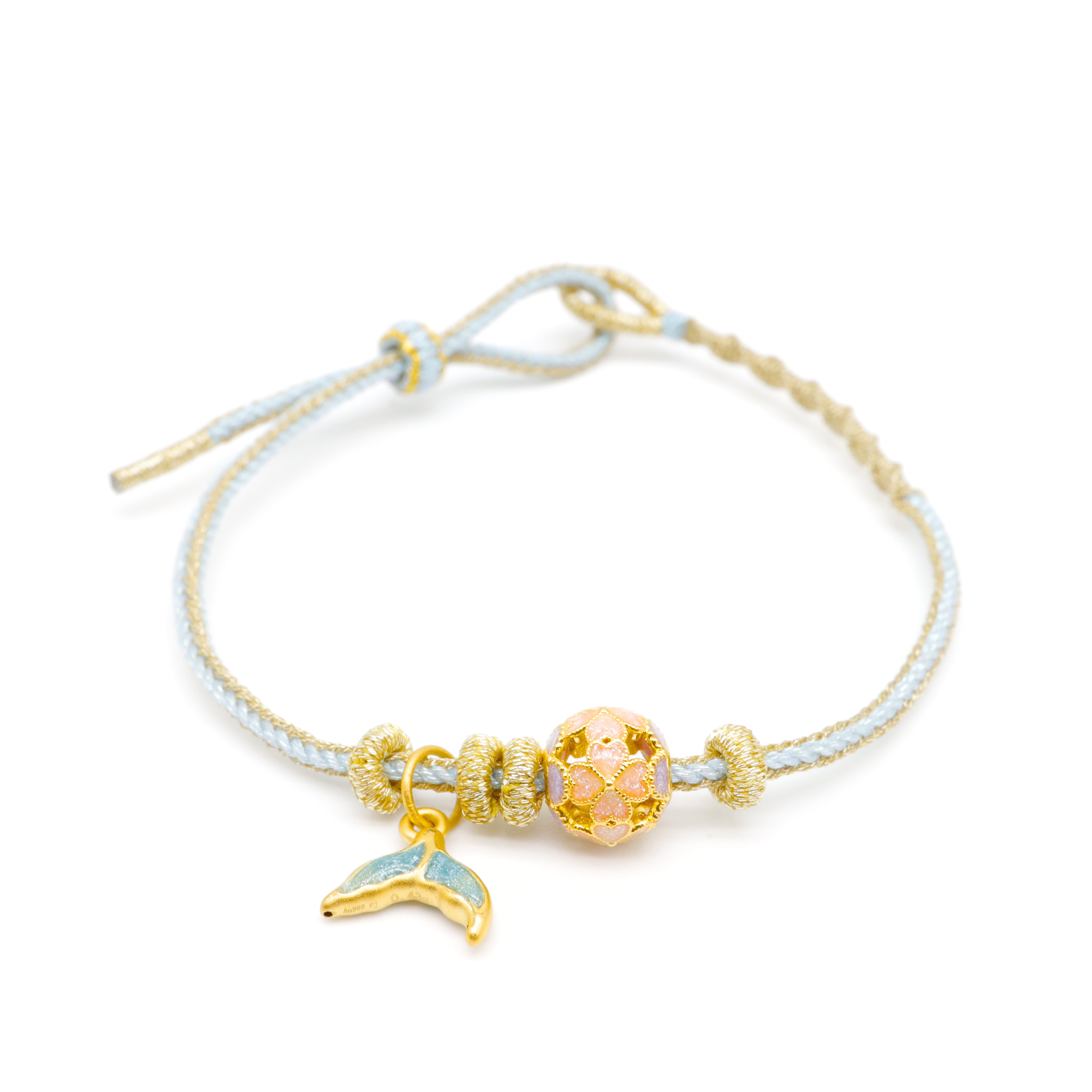 24K Gold charm Bracelet