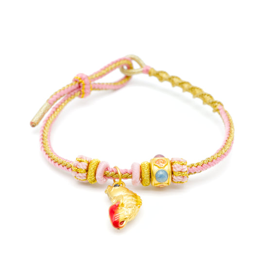 24K Gold charm Bracelet
