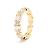 Luxury Lab-Grown Diamond Baguette Cluster Ring