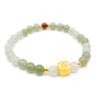 24K gold hetian jade bracelet