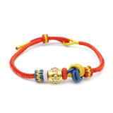 24K Gold Charm Bracelet