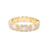 Luxury Lab-Grown Diamond Baguette Cluster Ring