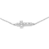 Lab-Diamonds Cross Bracelet