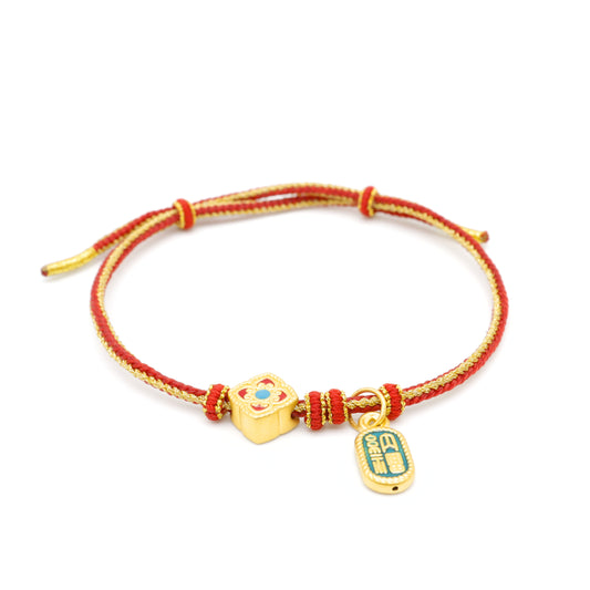 24K Gold charm Bracelet