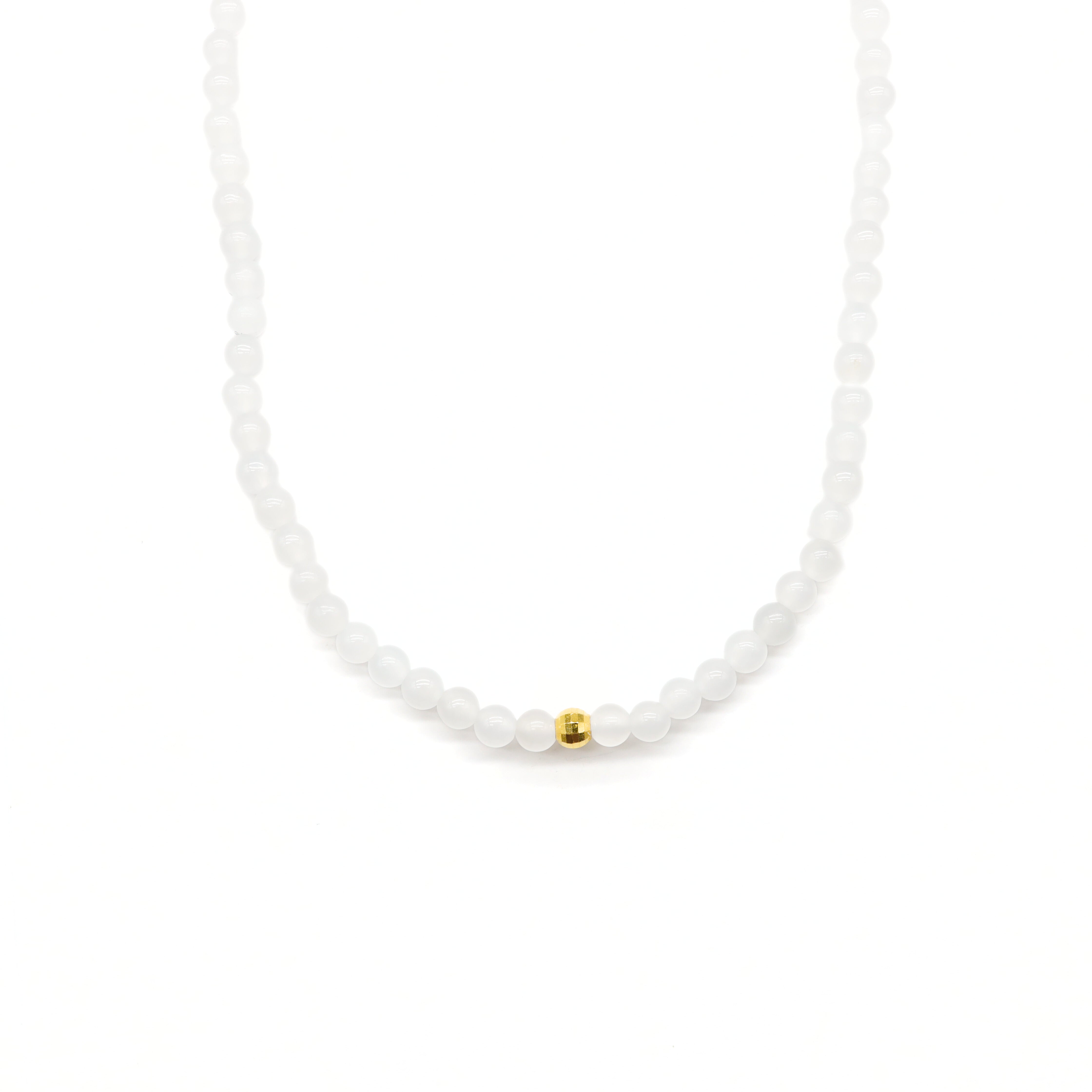 24k GOLD HETIAN JADE NECKLACE