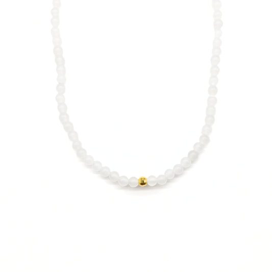 24k GOLD HETIAN JADE NECKLACE