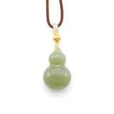 24k GOLD HETIAN JADE NECKLACE