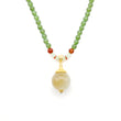 24k GOLD HETIAN JADE NECKLACE