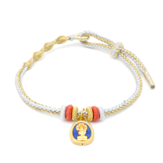 24K Gold Buddha charm Bracelet