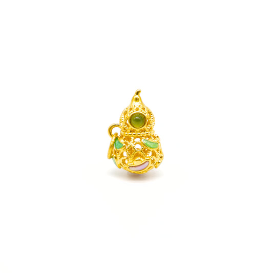 24K gold calabash charm