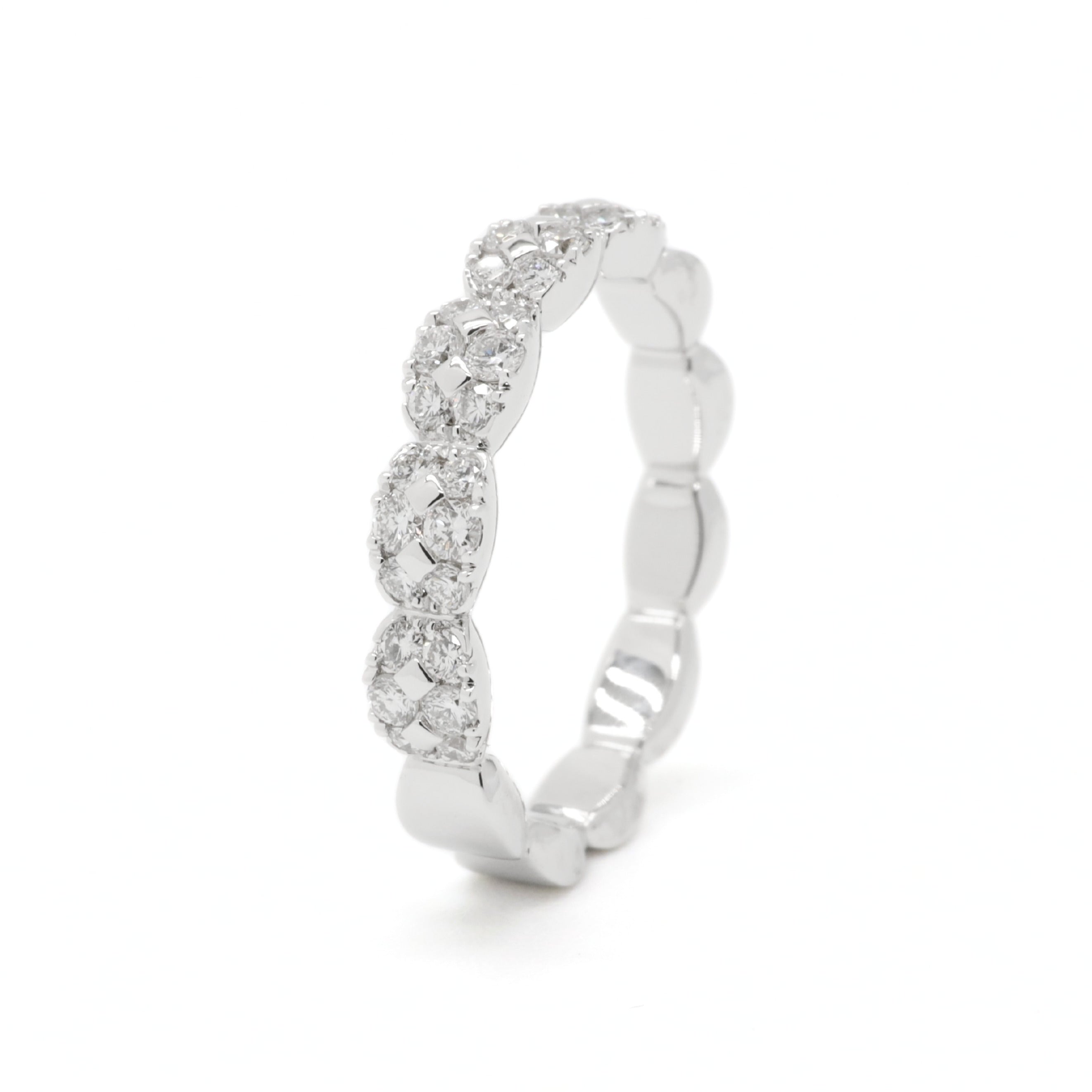 Lab-Grown Diamond Vintage Cluster Ring