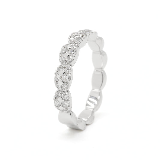 Lab-Grown Diamond Vintage Cluster Ring
