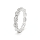 Lab-Grown Diamond Vintage Cluster Ring