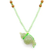 24k GOLD HETIAN JADE NECKLACE