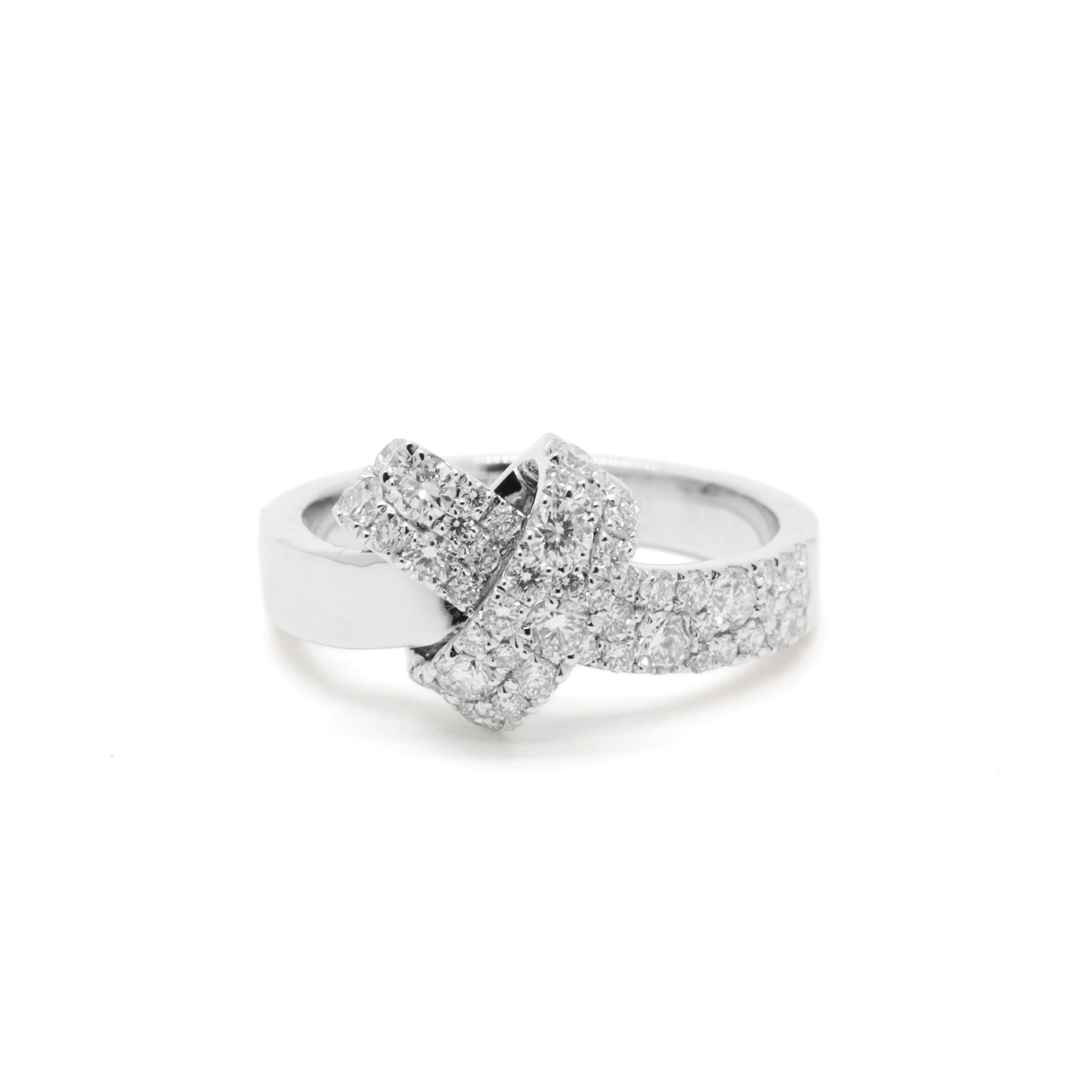 Knotter Pavé Lab-Grown Diamond Statement Ring