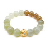 24K GOLD HETIAN JADE BRACELET