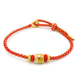 24K Gold floral charm  Bracelet