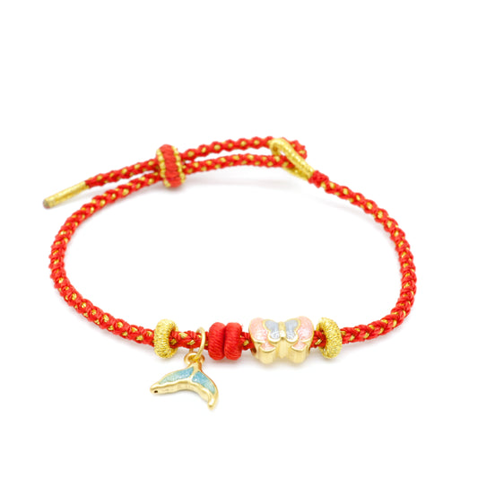 24K Gold charm Bracelet