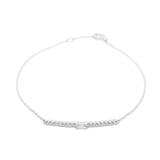 Lab-Diamonds Mixed Cut Bar Bracelet