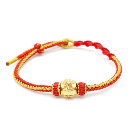 24K Gold Charm Bracelet