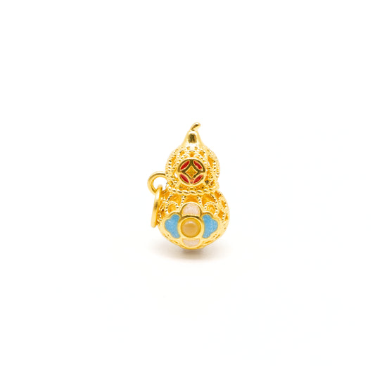 24K gold calabash charm