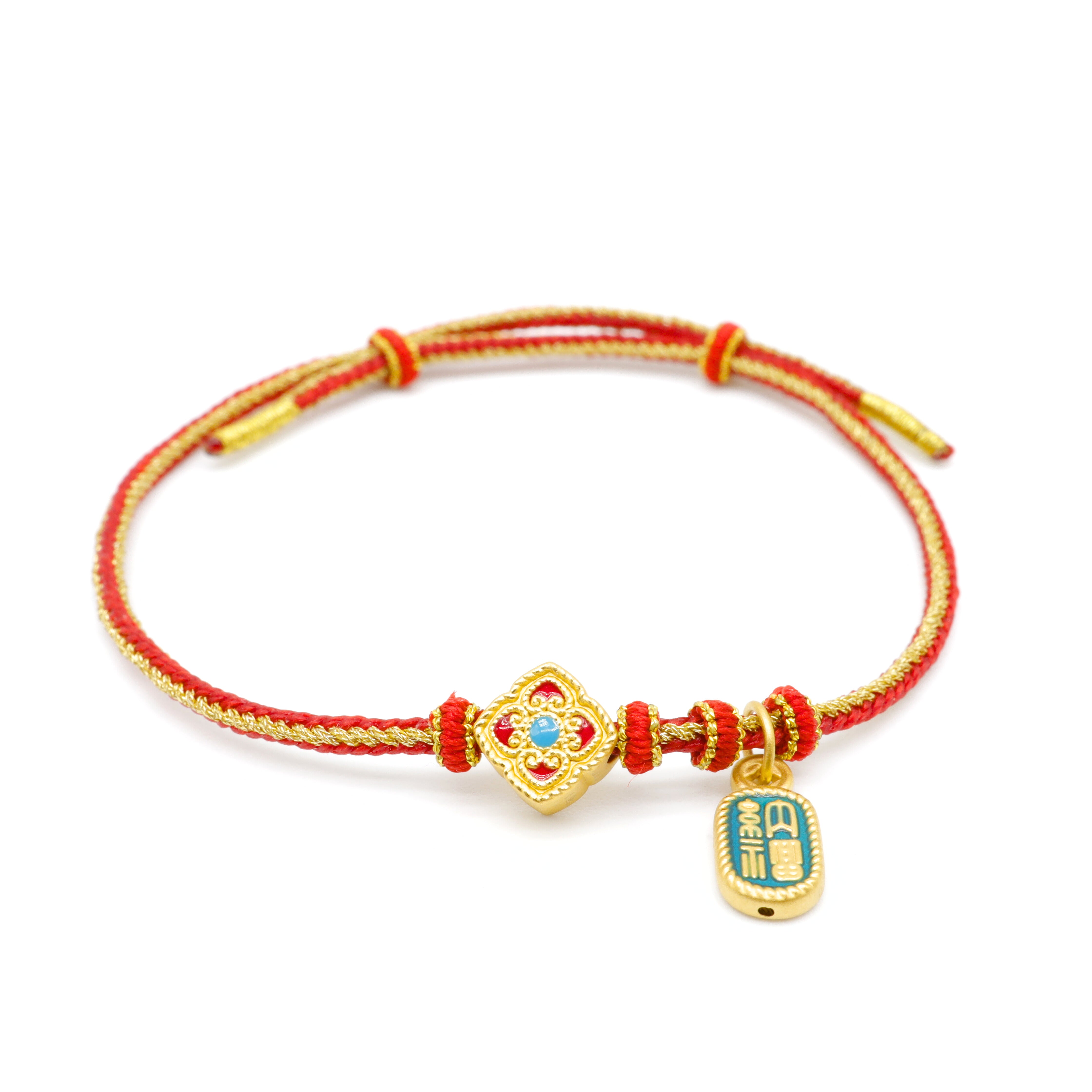 24K Gold charm Bracelet