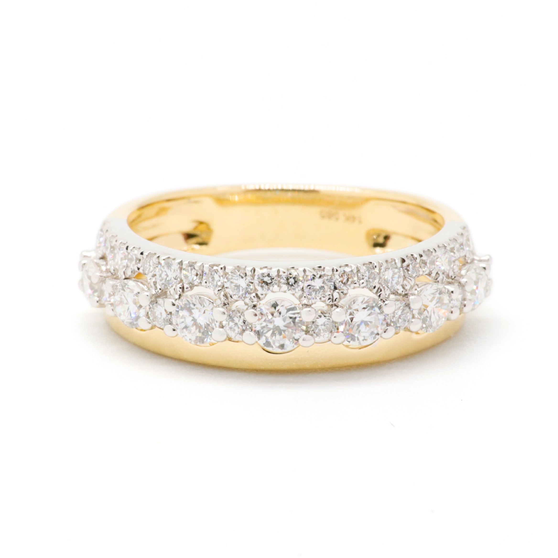 Lab-Grown Diamond Luxe Pavé Statement Ring