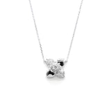 Lab-Diamonds Clover Petal Necklace