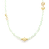 24k GOLD HETIAN JADE NECKLACE