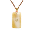 24k GOLD HETIAN JADE NECKLACE